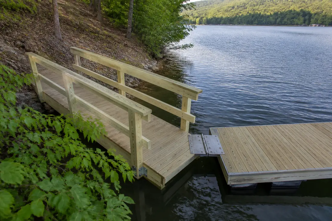 Combination dock — dock building